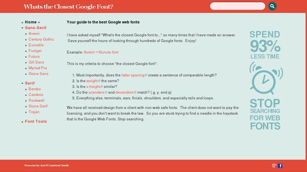 Your guide to the best Google web fonts | Whats the Closest Google Font?