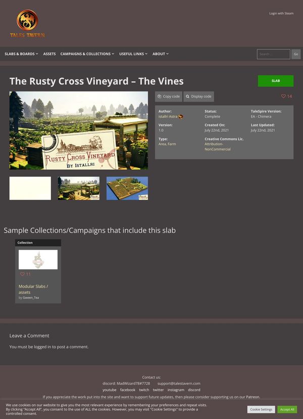 The Rusty Cross Vineyard – The Vines - Tales Tavern