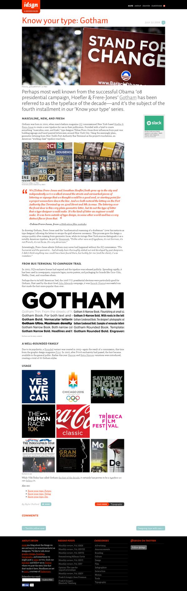 Know your type: Gotham