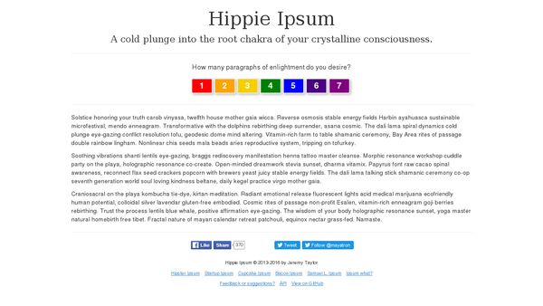 Hippie Ipsum