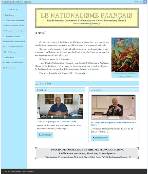 Cercles Nationalistes Français |