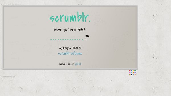 scrumblr -digitales Board