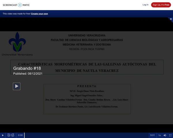 PUE027 - Caracteristicas Morfométricas de las Gallinas Autóctonas del Municipio de Nautla, Veracr…