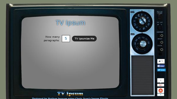 TV Ipsum