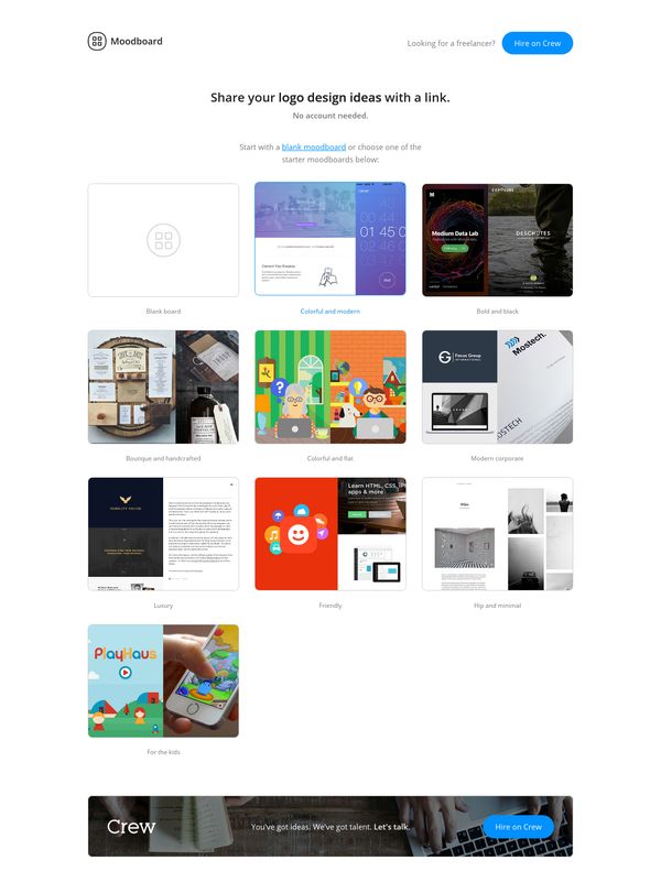 Moodboard | Quickly build beautiful moodboards and easily share the results