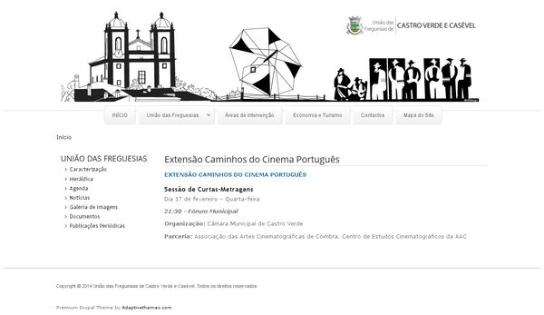 Extensão Caminhos do Cinema Português | União de Freguesias de Castro Verde e Casével