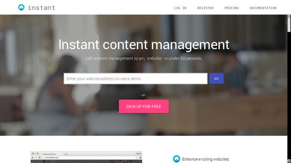 Instant content management