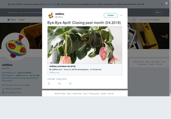 Bye-Bye April! Closing past month (04.2018)