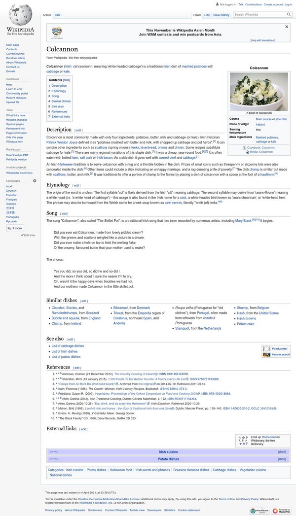 Colcannon - Wikipedia