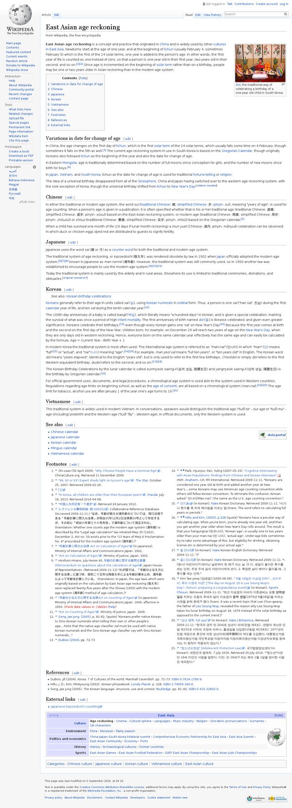 East Asian age reckoning - Wikipedia
