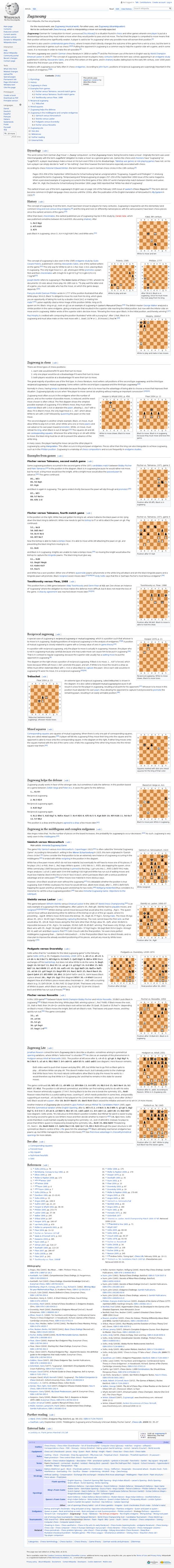 Zugzwang - Wikipedia
