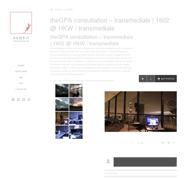 Global Ports Authority : consultation @ Anxious to Act / transmediale 2016