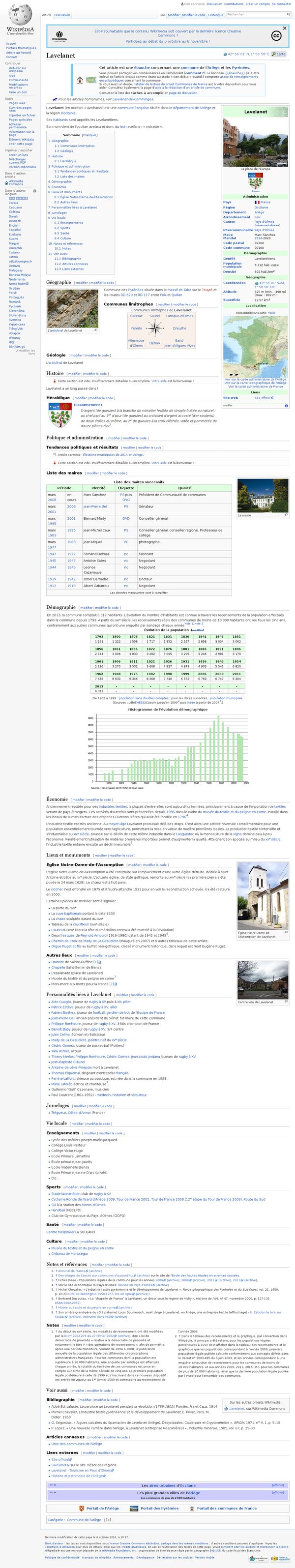 Lavelanet - Wikipédia