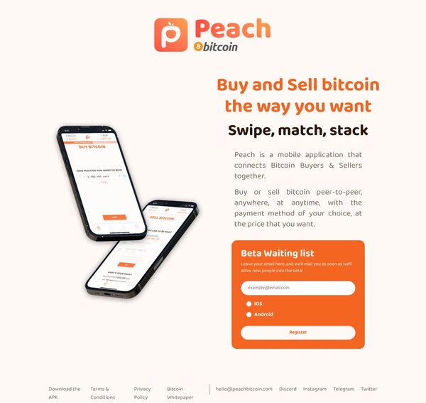 Peach App | Buy and Sell Bitcoin