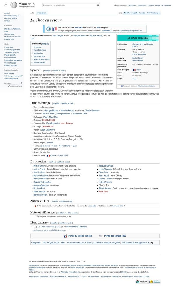 Le Choc en retour — Wikipédia
